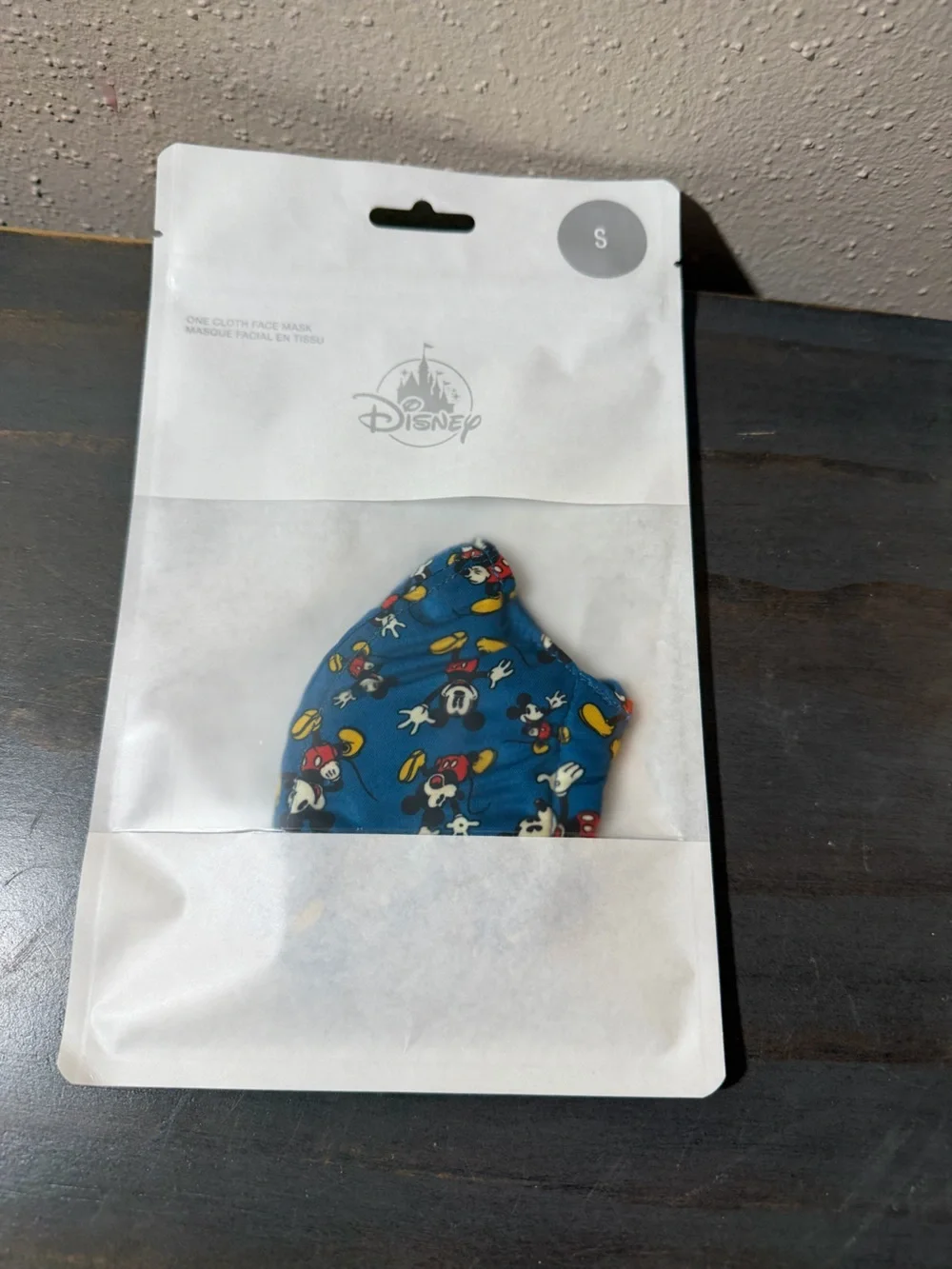 Disney Kids Mickey Mouse Multi-Color Blue Face Mask